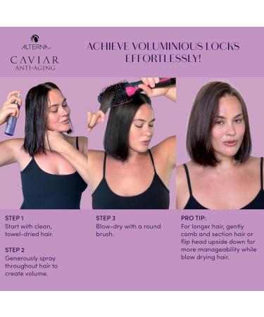 Alterna Caviar Anti-Aging Multiplying Volume Styling Mist 5 Ounce For Fine Thin Hair Light Hold Sulfate Free Caviar Anti-Aging Multiplying Volume Styling Mist 5 oz 5 Fl Oz (Pack of 1) - Buy Online on GoSupps.com