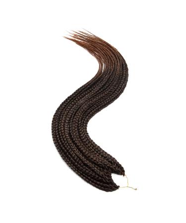 Sego Crochet Braids - Afro Twist Synthetic Hair Extensions (24 Strands) in Natural Black & Light Brown | International Shipping - Buy Online on GoSupps.com
