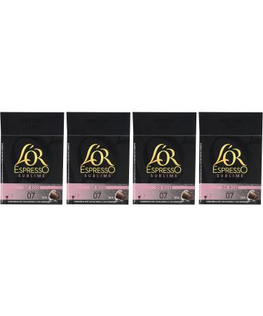L'OR ESPRESSO Sublime Or Rose 10 capsules compatible with Nespresso coffee machines - Pack of 4 (40 capsules) - Buy Online on GoSupps.com