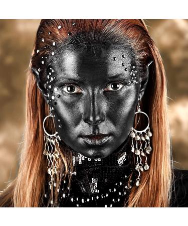 Top Quality Blackout Colored Contact Lenses - 1 Pair for Halloween & Carnival | Free Lens Containers - Buy Online on GoSupps.com
