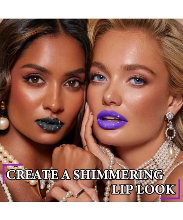 3 Pcs Matte Liquid Glitter Lipstick Set | Long Lasting Waterproof & High Pigment | Perfect for Halloween Makeup - Buy Online on GoSupps.com