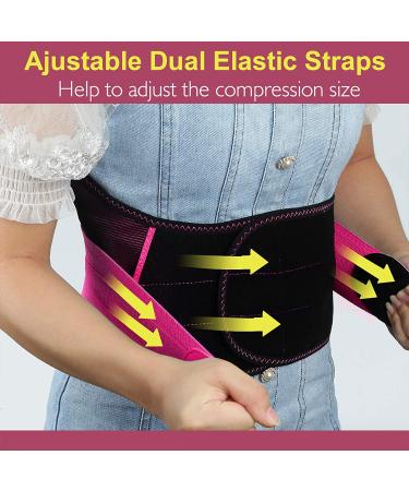2.0 Lower Back Brace for Pain Relief, Herniated Disc, Sciatica - Women's S/M Red Support Belt for Lifting at Work - Fits 26-32 Belly Waist - Pack of 1 - Buy Online on GoSupps.com