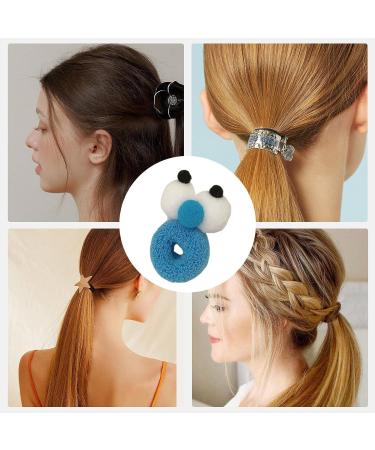 Shurzzesj Funny Hairband Hair Scrunchies | Big Eyes Funny High Elasticity Hair Ties No-Slip Grip For Women Girls For All Occasions Blue - Buy Online on GoSupps.com