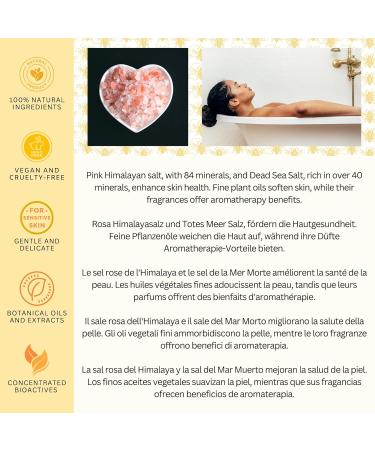 Bees of Britain Bathing Salt - 100% Natural Himalayan Salt with Chamomile | 450g | Supports Bee Conservation - Buy Online on GoSupps.com