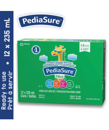 PediaSure Fibre Formulated Liquid Diet Vanilla 12 count 2820 mL