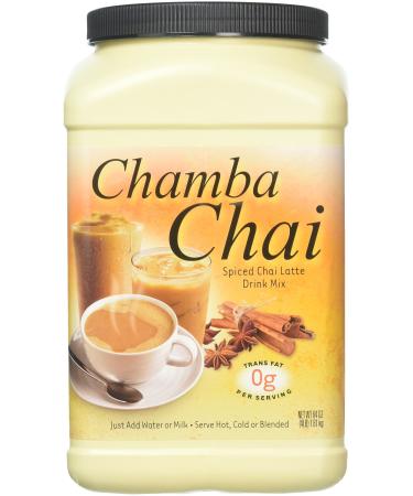 Big Train Chamba Chai Spiced Chai Latte, Two 4lb. Jugs 4 Pound (Pack of 1)