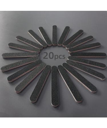 Andrea Mini Nail File 20Pcs 100/180 Grit Nail Buffers for Natural and Acrylic Nails - Professional Manicure/Pedicure Kit for Home and Salon - Buy Online on GoSupps.com