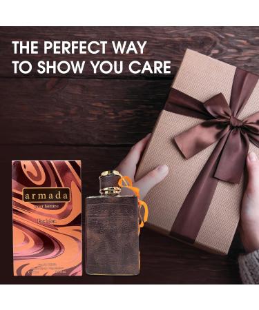 Armada Sensual Woody Fragrance for Men | Long Lasting Cologne Aromatic Scent Eau de Parfum Natural Spray - Great Holiday Gift 3.4 Fl Oz/100 Ml - Buy Online on GoSupps.com