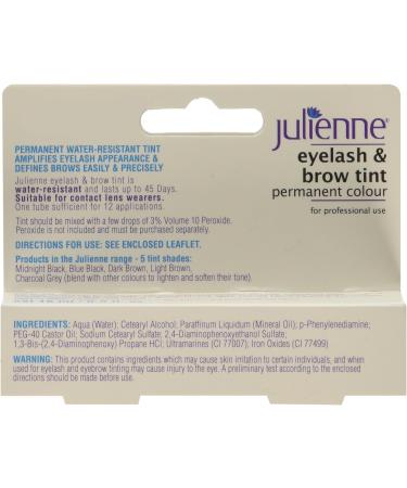 Julienne Permanent Blue Black 02 Colour Tint 15ml - Eyelash & Eyebrow - Buy Online on GoSupps.com