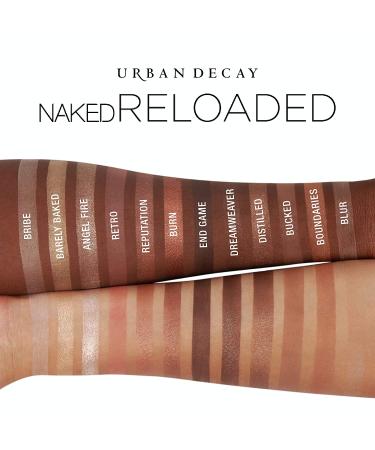 Urban Decay Naked Reloaded Eyeshadow Palette - 12 Neutral Shades with Velvety Texture and Mirror - Buy Online on GoSupps.com