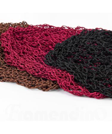 3 Pack Framedino Mesh Hair Net Crochet Snood Caps for Women - Stylish Sleepwear - Buy Online on GoSupps.com