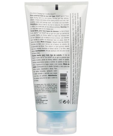 RUSK Designer Collection Jel Fx Firm Hold Styling Gel 5.3 Oz - Medium to Firm-Hold for Slicking, Molding, or Blow-Drying - No Flaking, Ideal for Full-Body Style - Buy Online on GoSupps.com
