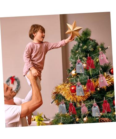 Cabilock DIY Advent Calendar 6 Sets Christmas Calendar Bag Digital Calendar Xmas Candy Bags Countdown Calendar Candy Bags Number - Buy Online on GoSupps.com