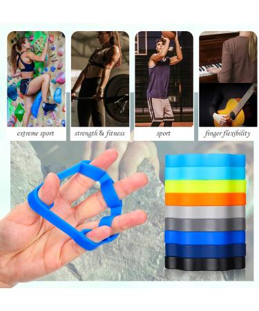 Estune 27 Pack Finger Strengthener Set - Hand Exercisers for Grip Strength, Tennis Elbow Rehab, Climbing - 9 Colors Finger Exerciser for Wrist Pain Relief - Buy Online on GoSupps.com