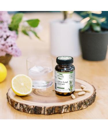 St. Francis Herb Farm | Olive Leaf 5:1 Extract Capsules | Antioxidant Support for a Healthy Heart | Helps to Maintain Healthy Blood Pressure & Improve Cardiovascular Health | 16-24% Oleuropein | Canadian Company | 60 Vegicaps - Buy Online on GoSupps.com