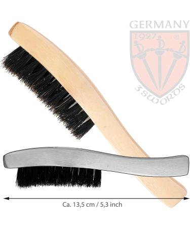 THREE SWORDS El Barto Beard Care Set - Premium Beard Comb & Brush | High-Quality Grooming Essentials - Buy Online on GoSupps.com