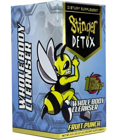Stinger Detox Whole Body Cleanser 1 Hour Extra Strength Drink - Fruit Punch 8 FL OZ - Buy Online on GoSupps.com