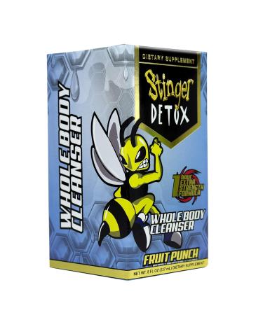 Stinger Detox Whole Body Cleanser 1 Hour Extra Strength Drink Fruit Punch 4 Pack - 8 FL OZ - Buy Online on GoSupps.com