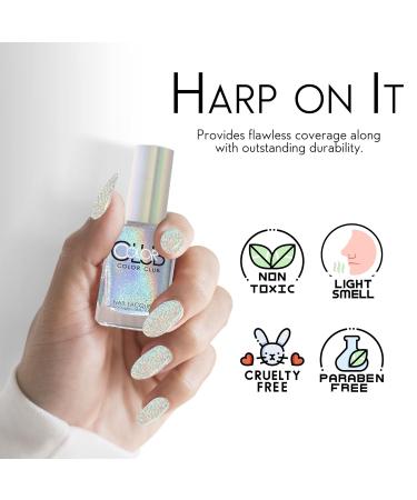Buy Color Club Halographic Hues Nail Polish - Multicolored Harp On It 0.5 Fl Oz - International Shipping Available - Buy Online on GoSupps.com