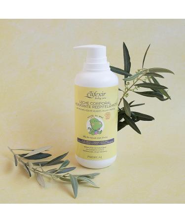 Elifexir Baby Care - Lait Corporel Hydratant R parateur | Hydrate R duit les D mangeaisons et les Rougeurs Prot ge et Apaise | Hypoallerg nique | 99% d'Ingr dients Naturels | 400 ml - Buy Online on GoSupps.com