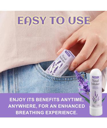 PUFFIAIR Lavender Nasal Sticks (3 Pack) Pure Lavender & Chamomile Extract Help Sleep Promote Calm & Stuffy Noses Support Craving Relief for Smokers - Buy Online on GoSupps.com