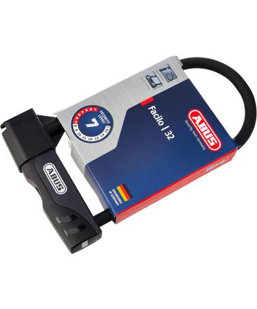 ABUS U-lock Facilo 32 + USH32 Bracket - Secure Bicycle Lock with Double Locking - ABUS Security Level 7 - 30 cm Black | International Shipping - Buy Online on GoSupps.com