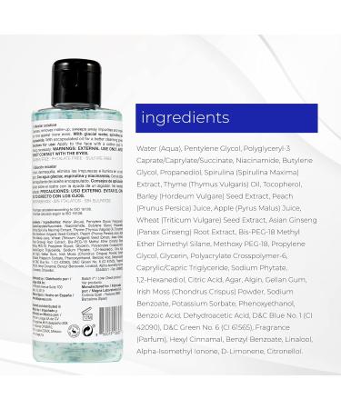 LULLAGE Micellar Water Makeup Remover - Niacinamide & Spirulina Cleanser for All Skin Types | Purifies & Evens Skin Tone (6.8 Fl Oz - Buy Online on GoSupps.com