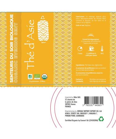  Khla KHLA Organic Liquorice White Tea with Flavoured Liquorice - Loose Metal Box 25 g - Certified Organic Agriculture - Asian Tea - Buy Online on GoSupps.com