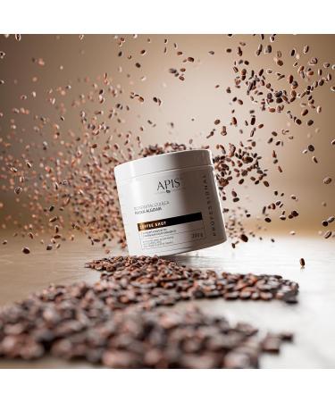 Apis Natural Cosmetics Apis Coffee Shot organic revitalizing algae mask coffee beans poppy seed extract panthenol for mature skin visible effects 200 g product - Buy Online on GoSupps.com