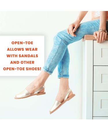 Ease Opaque Open-Toe Knee Highs - 20-30mmHg Moderate Compression Stockings | Sand Medium Short - Shop Internationally - Buy Online on GoSupps.com