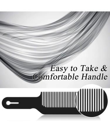 2 Pieces Clipper Combs Barber Combs Heat Resistant Flat Top Comb Hairdressing Combs Hair Cutting Combs (Black White) - Buy Online on GoSupps.com