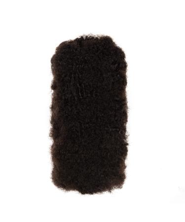 Linkmai Afro 100% Bulk Natural Human Hair Natural Black  8Inch  30g/1OZ for Braids  Loc Fix  Bulking Dreadlock Extensions & Twisting Knot