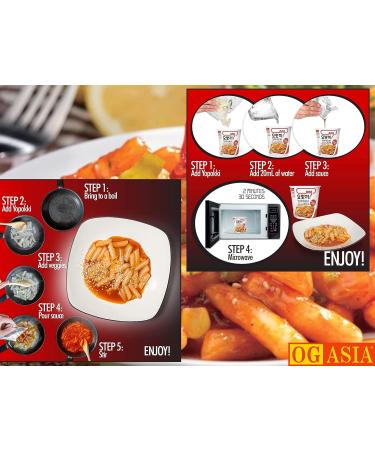 Yopokki Tomato Rice Cake Double Pack - Korean Instant Tteokbokki Cup - 2x120g - Authentic Asian Snack - Buy Online on GoSupps.com