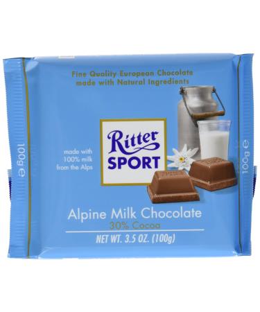 Ritter Alpine Milk Chocolate, 3.5 oz