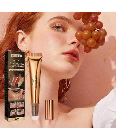 Multi Stick - Portable Highlighter Makeup Stick Luxurious - Makeup Stick Plaster Design Highlight Bronzer Shaping Trimming Stick with Air Cushion Applicator Highlighter (Light Pink) - Buy Online on GoSupps.com
