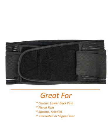 Back Support Brace by Start Smart - Relieve Low Back Pain Sciatica & Scoliosis | Adjustable Support Belt in 3 Sizes - Buy Online on GoSupps.com