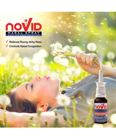 Novid Nasal Spray 1.01 Fl Oz - 100% Natural Sinus Protection with FulvicFusion - Buy Online on GoSupps.com
