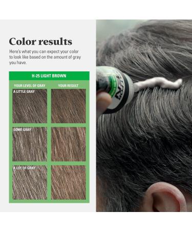 Just For Men Shampoo-In Color - Light Brown H-25 (Pack of 3) with Keratin and Vitamin E for Stronger Hair - Buy Online on GoSupps.com