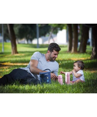 Miniland Insulated Bottle 500ml for Baby Food - Pink - Ideal for International Shipping - Buy Online on GoSupps.com