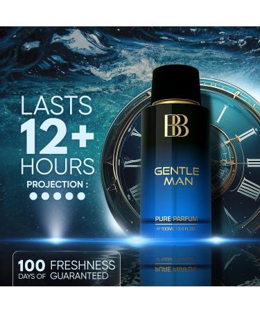 Bergamot_Beaute GENTLE MAN Aquatic Pure Parfum | Bergamot Musk & Vanilla | 12+Hrs Long Lasting Perfume for Men | Higher Concentration than EDP 100ML - Buy Online on GoSupps.com