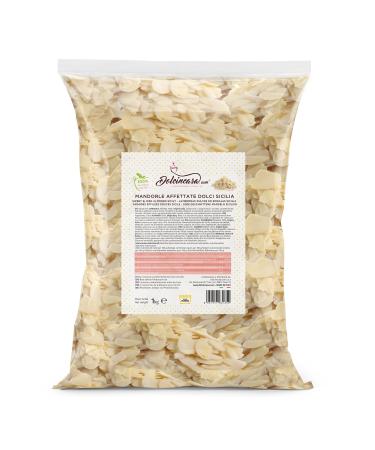 Dolcincasa.com Sliced almonds Sicilian walnut flakes ideal for healthy snacking Cooking or baking Sweets Pastry Ice cream Toppings Home or professional use 1Kg
