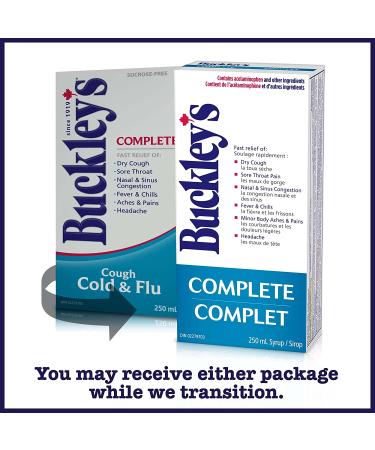 Buckley's Original 'Complete' Cough Syrup - Large 250ml Size - Buy Online on GoSupps.com