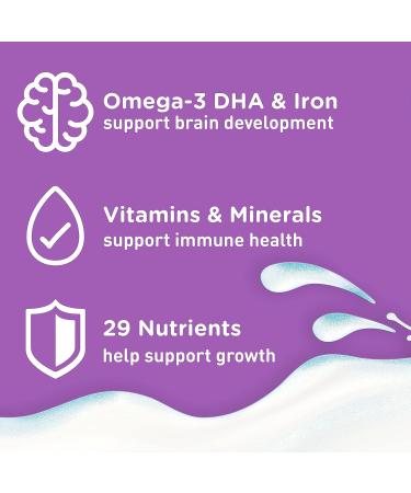 Enfagrow Premium Gentlease Toddler Nutritional Drink - Omega-3 DHA, Prebiotics, Vitamins - Non-GMO - 4 Pack (116.4 Oz) - Buy Online on GoSupps.com