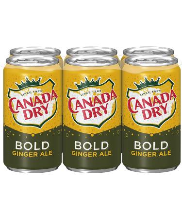 Canada Dry Bold Ginger Ale Mini Cans 7.5 fl oz - 6 Pack - Buy Online on GoSupps.com