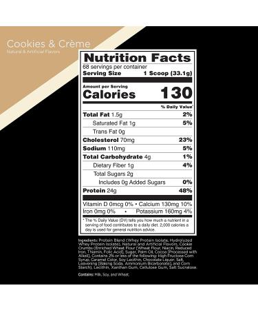 R1 Whey Blend | 68 Servings | Cookies & Cr me - Buy Online on GoSupps.com