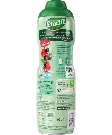 Teisseire Pomegranate Syrup (Red Fruits) for Refreshing Drinks Cocktails Recyclable Bottle (Pack of 3) - Buy Online on GoSupps.com