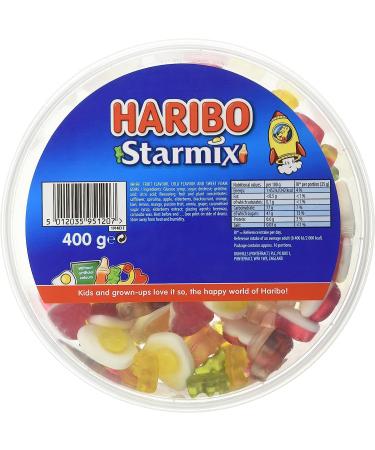 Haribo Starmix Bulk Sweets Drum 400g By TBD365