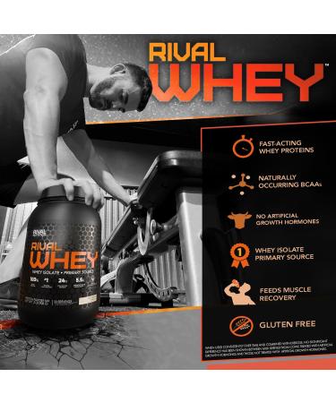 Rival Nutrition Rivalwhey Rich Chocolate 10lb | Premium Protein Powder for Muscle Growth & Recovery International Shipping Available - Buy Online on GoSupps.com
