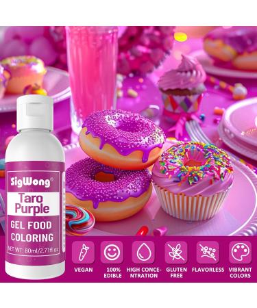 Gel Food Coloring - 80ml Taro Purple Gel Based Food Dye Vibrant Tasteless Concentrated Food Coloring for Cake Cookie Decorating Easter Egg Icing Fondant Baking Macaron - 2.71 Fl.Oz Bottles (Christmas) - Buy Online on GoSupps.com