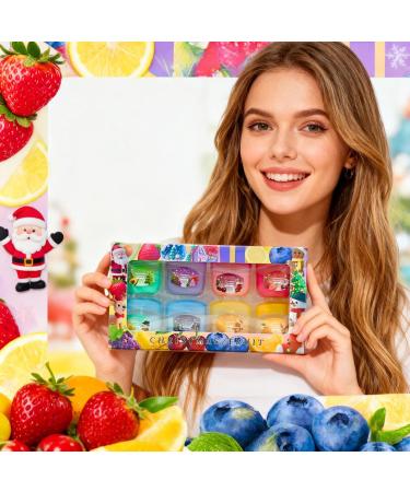 Dmuzsoih Dark Lips Remover Fruity Flavor Repair Cream Christmas Theme Brightening Lip Balm for Women Youth Family Friend Winter Cold Weather Makeup Home Travel Sleeping Overnight - Buy Online on GoSupps.com